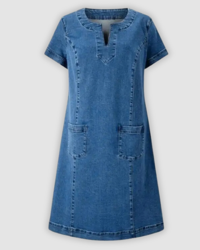 Peggy – Weiches Denimkleid