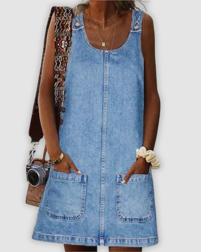 Delian – Praktisches und leichtes Sommerkleid aus Denim