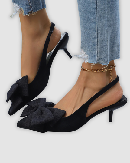 Nira - Elegante Stiletto-Sandalen mit Schleife