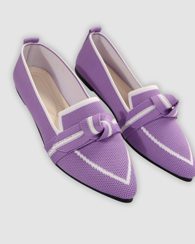Evelina - Bequeme Mesh-Loafers mit Schleife