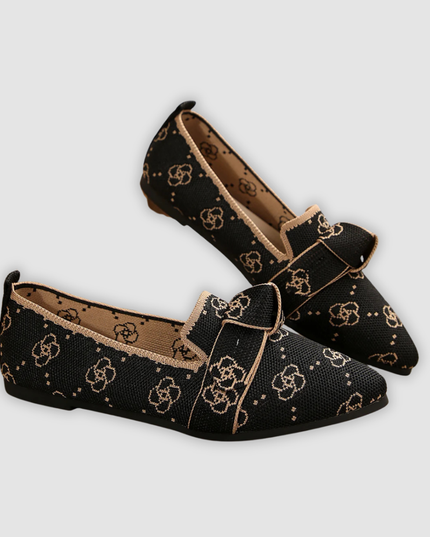 Evelina - Bequeme Mesh-Loafers mit Schleife