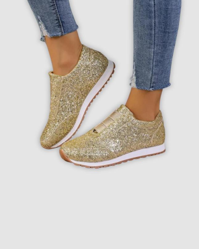 Liesbeth - Glitzer-Turnschuhe