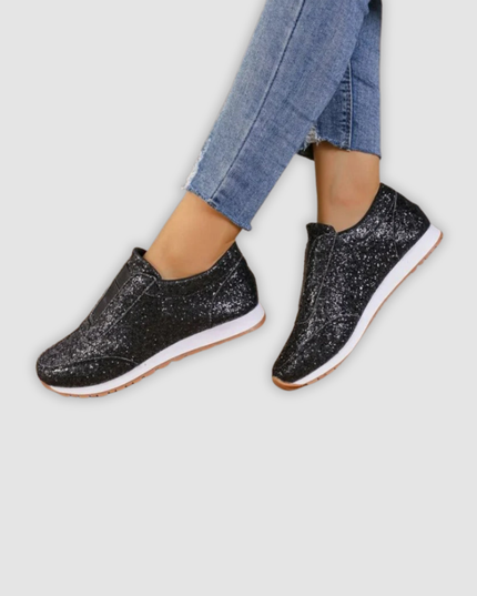 Liesbeth - Glitzer-Turnschuhe