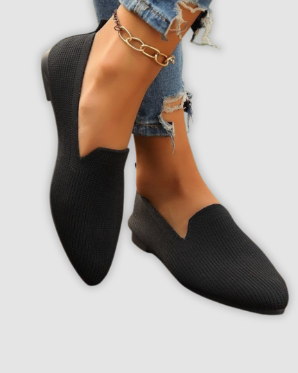 Klara - Atmungsaktive Strick Schlupf-Loafer
