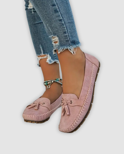Angel - Klassische Wildleder Loafer Mit Quastendetail