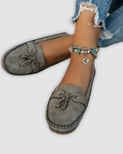Angel - Klassische Wildleder Loafer Mit Quastendetail