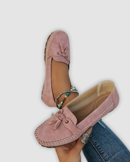 Angel - Klassische Wildleder Loafer Mit Quastendetail