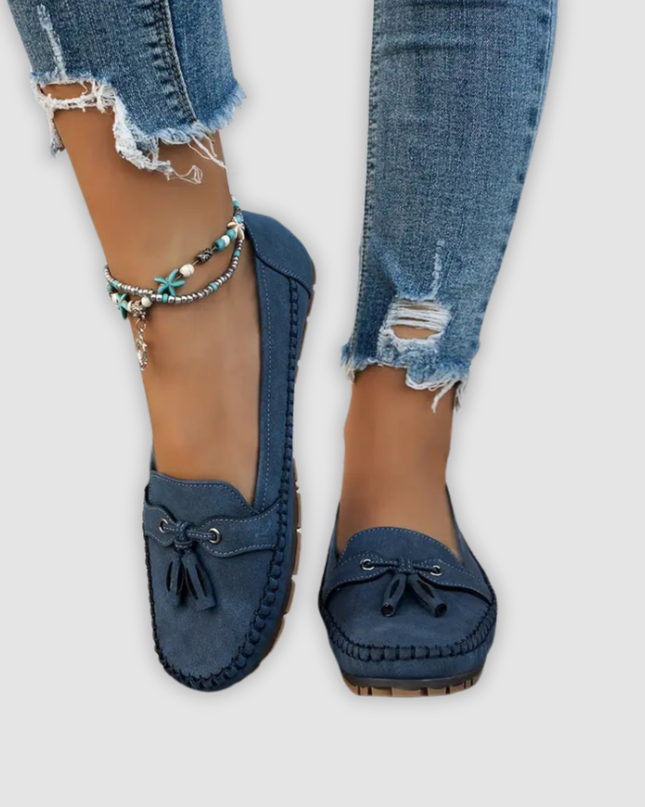 Angel - Klassische Wildleder Loafer Mit Quastendetail