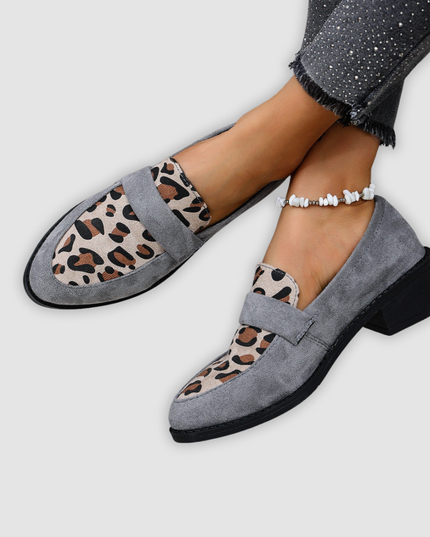 Gerda - Loafers mit Leopardenmuster