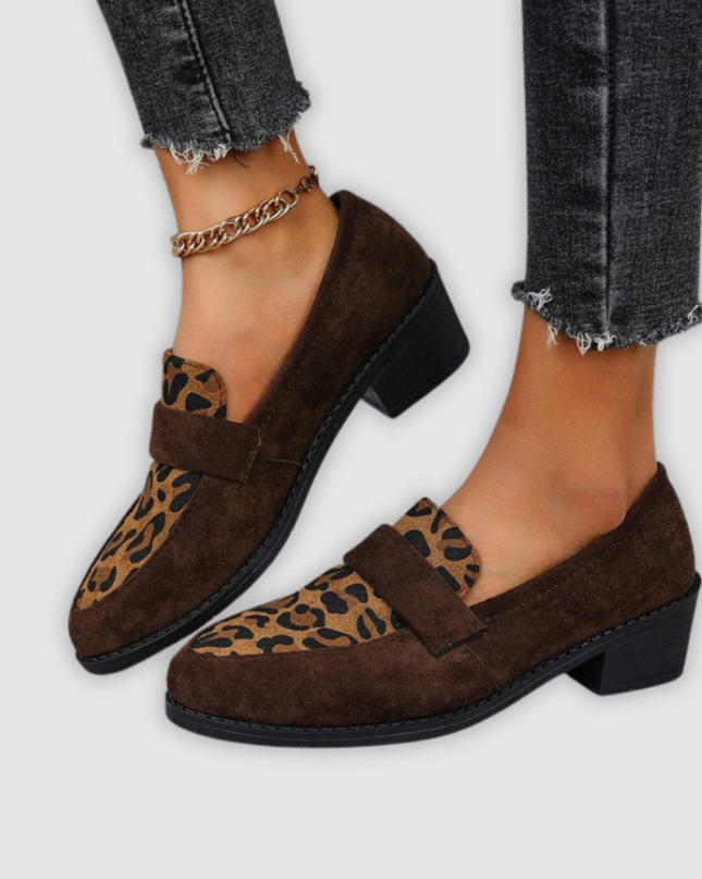 Gerda - Loafers mit Leopardenmuster