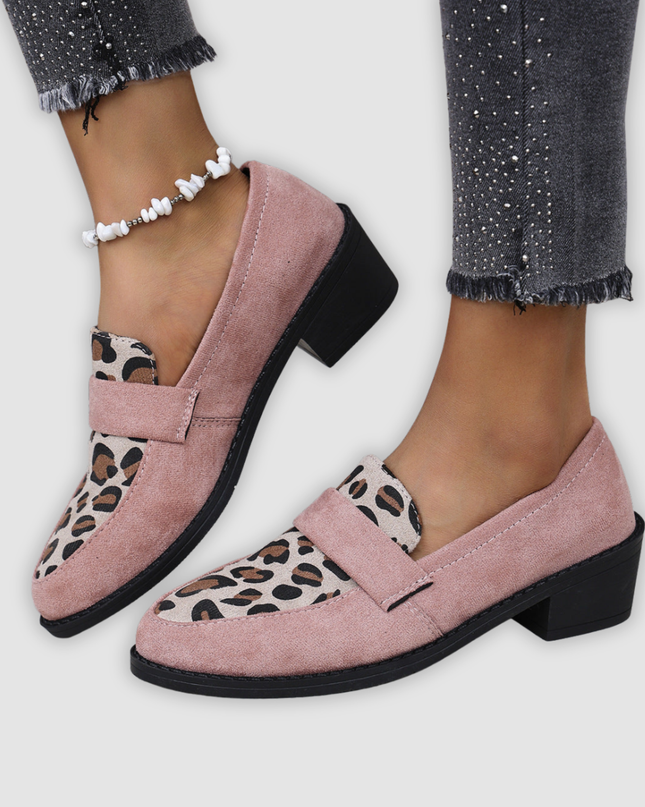 Gerda - Loafers mit Leopardenmuster