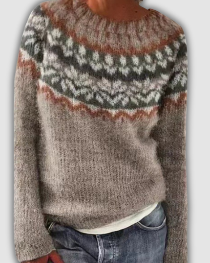 Thalea - Gemütlicher Retro Pullover
