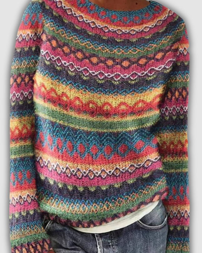 Dalia - Gemütlicher Retro Pullover