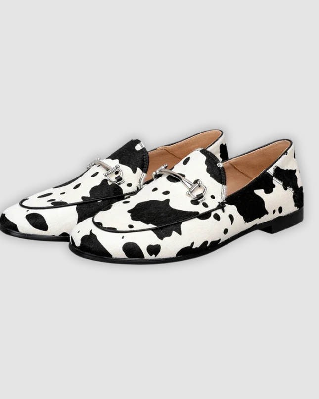 Xandra - Animal-Print Loafers