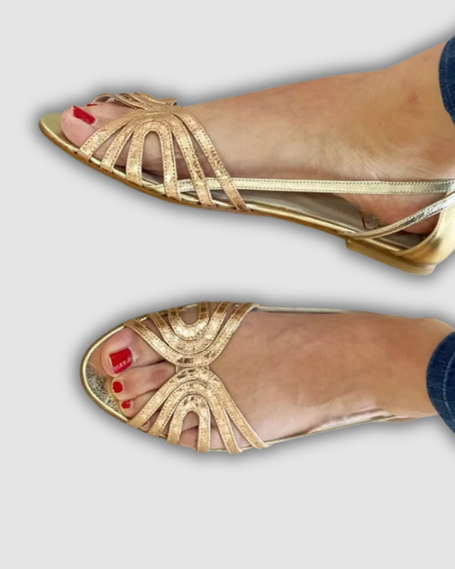 Frida - Alberta Slingback-Sandale mit Cut-out-Details
