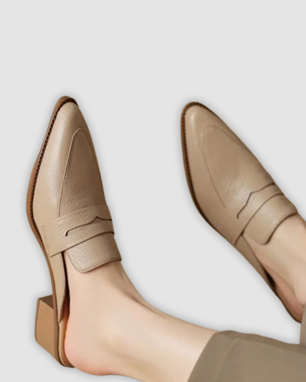 Mira - Ledersandalen mit Chunky-Heel