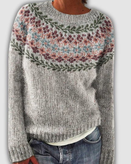 Kaia - Gemütlicher Retro Pullover