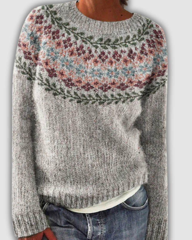 Kaia - Gemütlicher Retro Pullover