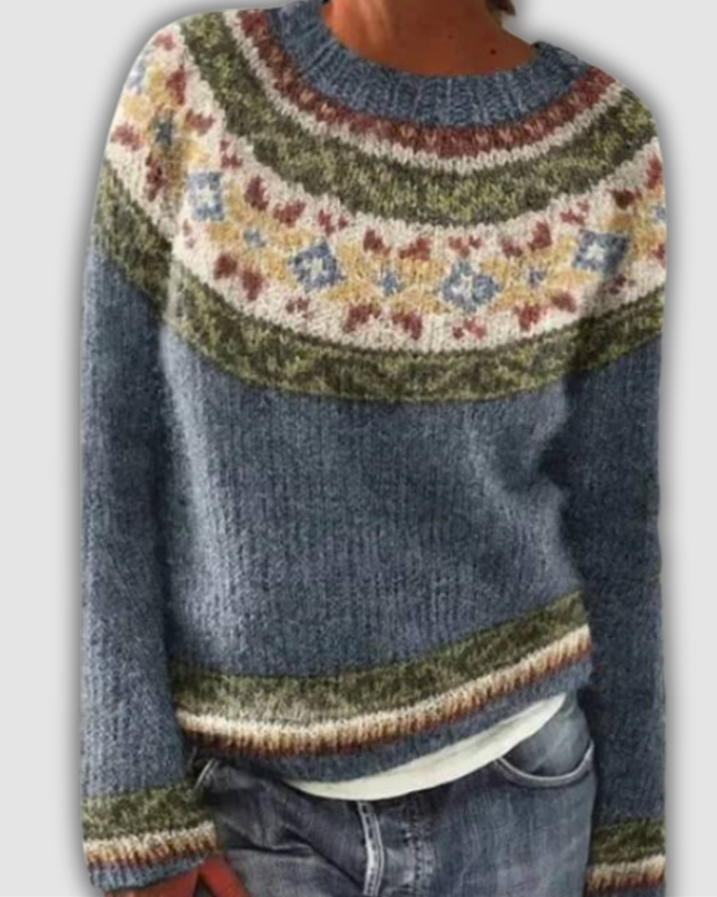 Nayla - Stilvoller Retro Pullover