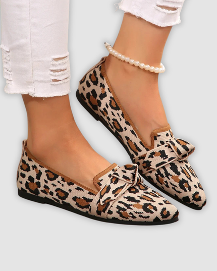 Evie - Bequeme Strick-Loafers mit Schleifendetail
