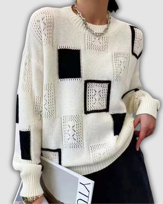 Walburga - Modischer Strickpullover