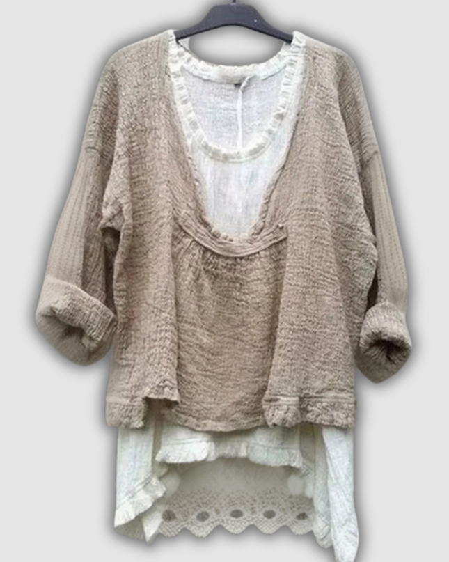 Bertrudis - Bequemes Set mit Langarmshirts