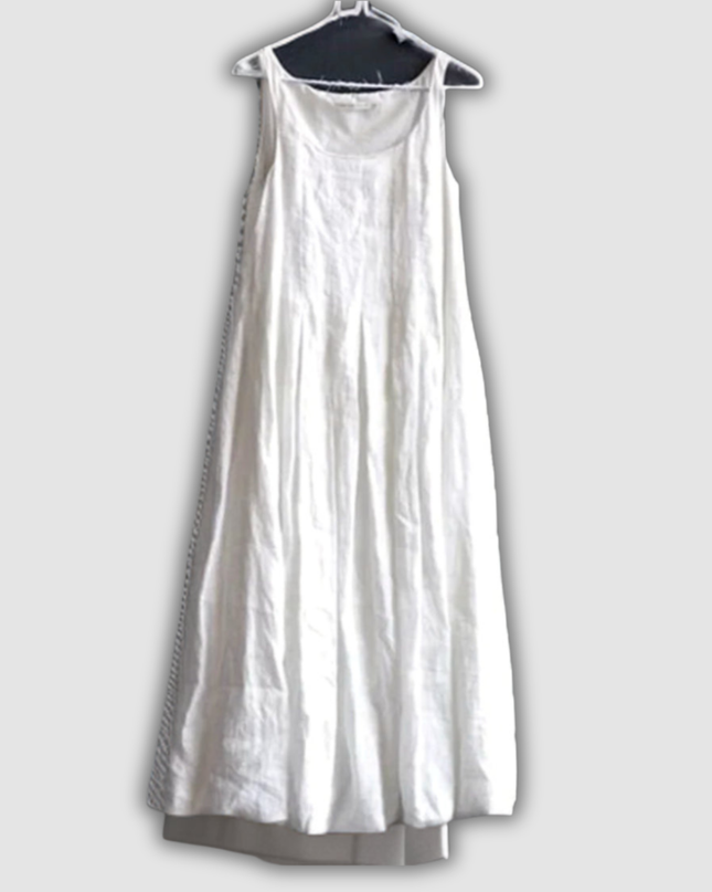 Adelinde - Vintage Falten-Maxikleid