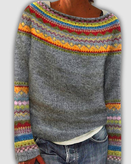 Leevke - Gemütlicher Retro Pullover