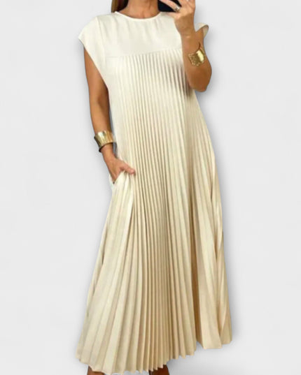 Isolde – Elegantes Plisseekleid