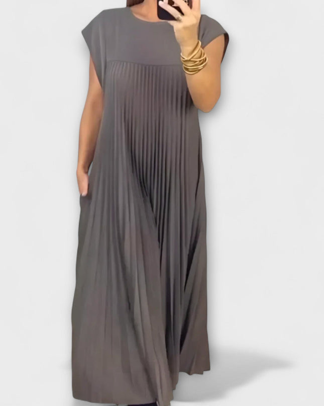 Isolde – Elegantes Plisseekleid