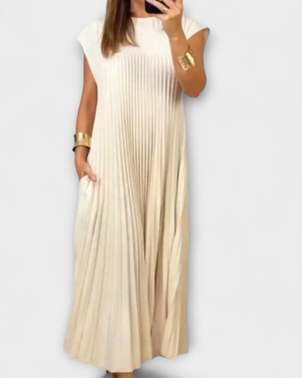 Isolde – Elegantes Plisseekleid
