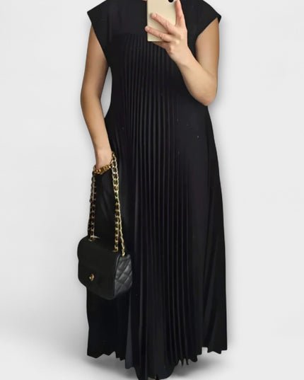 Isolde – Elegantes Plisseekleid