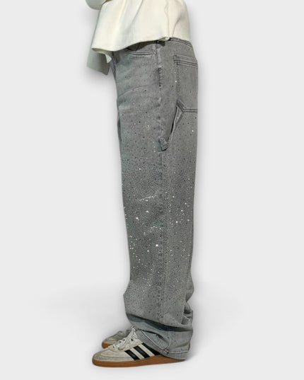 Fable - Shine Denim Jeans im Balloon Carpenter Stil