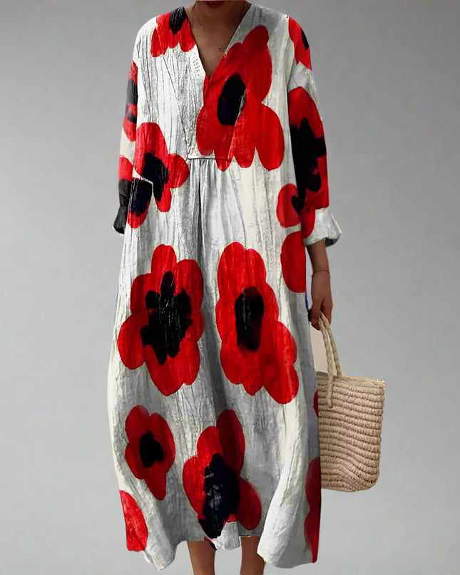 Roswitha - Boho Maxikleid