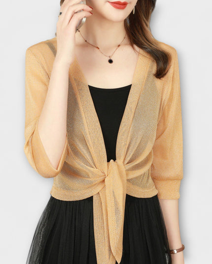 Olivia - Bluse mit offener Vorderseite