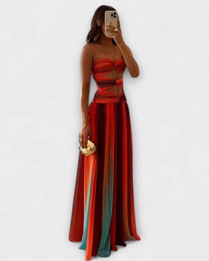Ursula - Trägerloses Maxikleid
