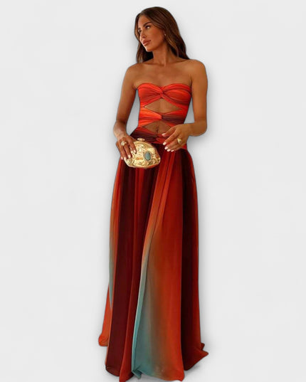 Ursula - Trägerloses Maxikleid