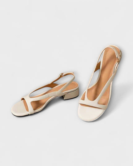 Evelyn - Elegante Flache Sandalen Minna mit Raffiniertem Finish