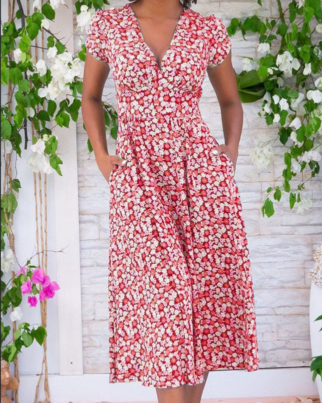 Celeste - Midikleid mit Knopfleiste