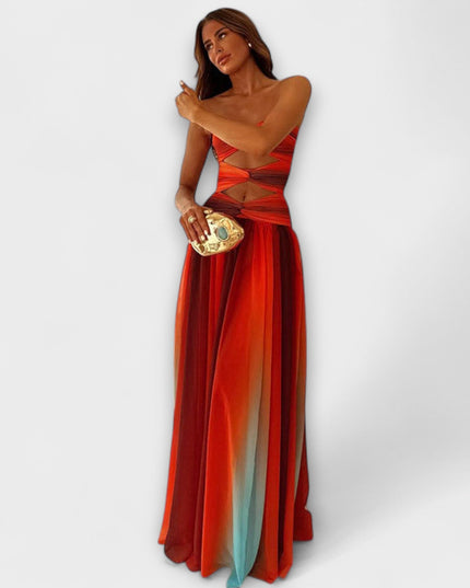 Ursula - Trägerloses Maxikleid