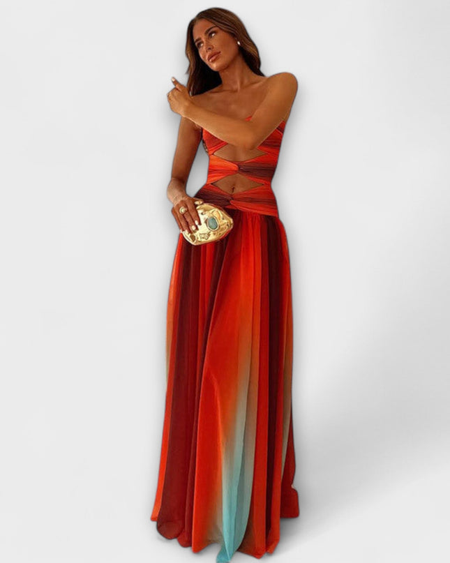Ursula - Trägerloses Maxikleid