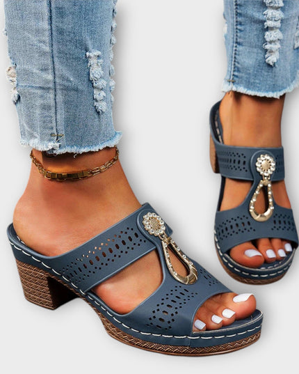 Maria - Stilvolle und Bequeme Orthopädische Sandalen