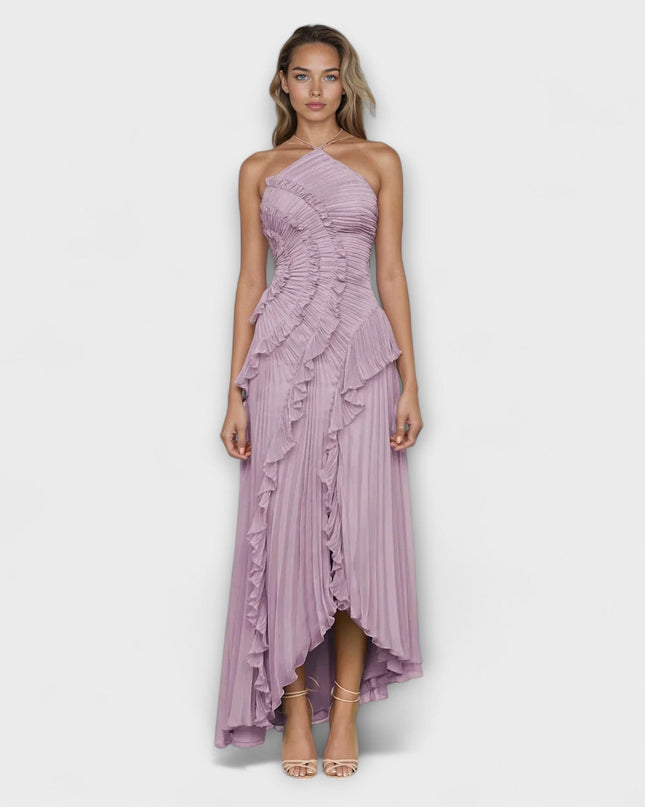 Wiltrud - Elegantes ärmelloses langes Kleid