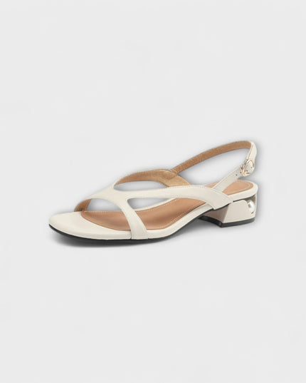 Evelyn - Elegante Flache Sandalen Minna mit Raffiniertem Finish