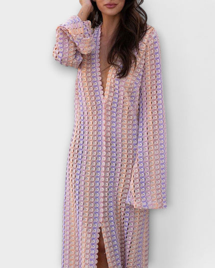 Leonora – Maxikleid mit V-Ausschnitt und Urlaubsflair