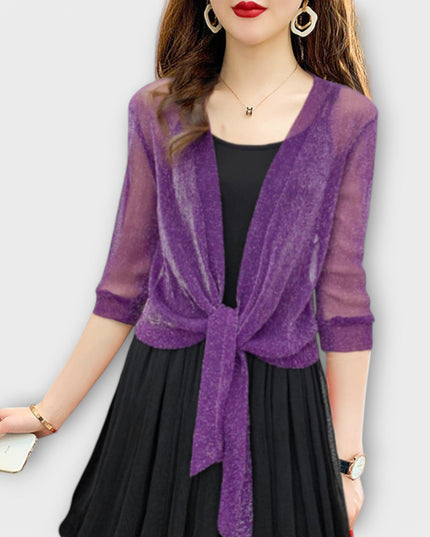 Olivia - Bluse mit offener Vorderseite
