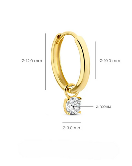 Ilse  - Larmes de Lune Stone Style Creolen
