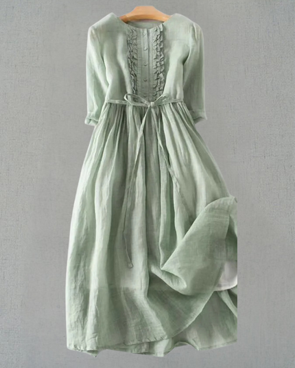Maira - Retro Damenkleid mit Bindegürtel