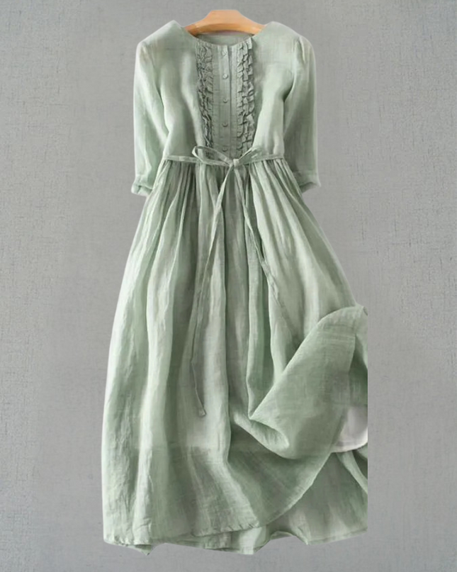 Maira - Retro Damenkleid mit Bindegürtel