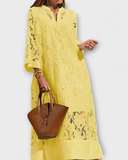 Ivonne - Dahlia Besticktes Kleid